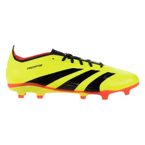 adidas Predator League Low FG Firm Ground Soccer Cleat - Solar Yellow/Black/Solar Red