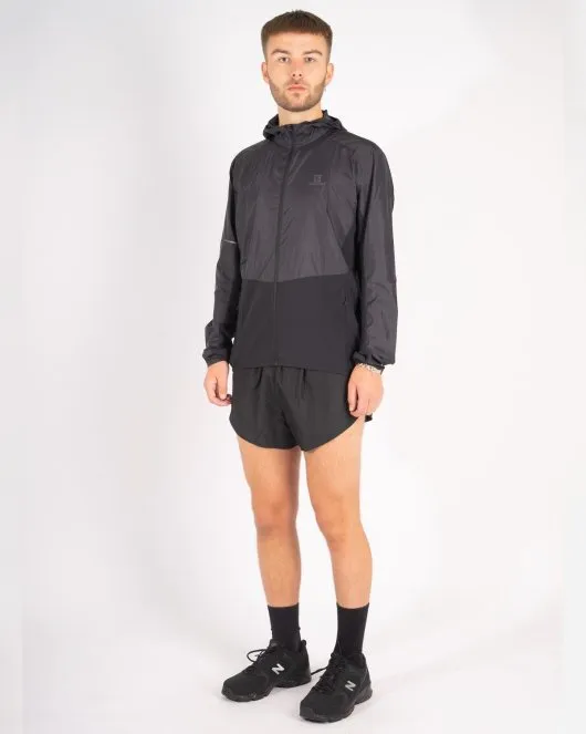 AGILE FZ HOODIE M - Black