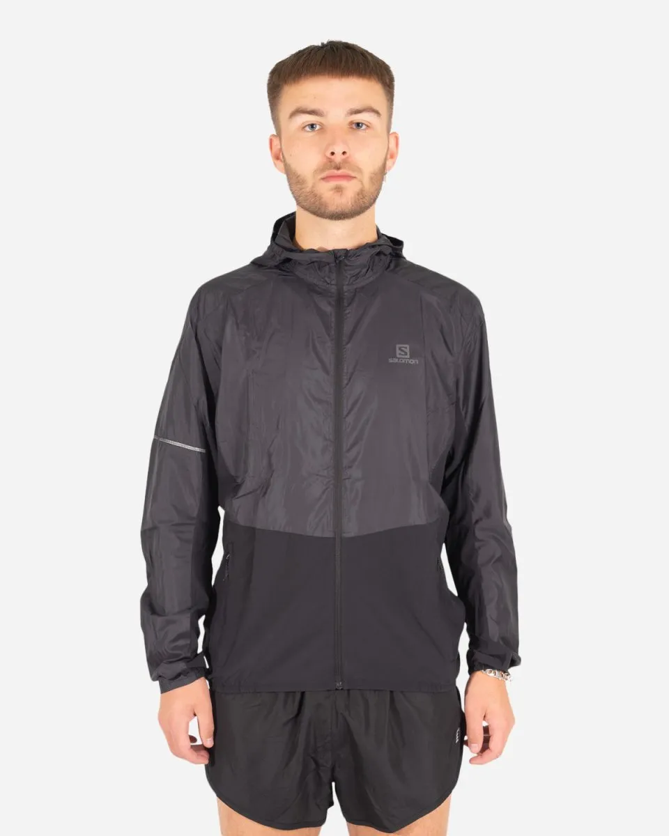AGILE FZ HOODIE M - Black