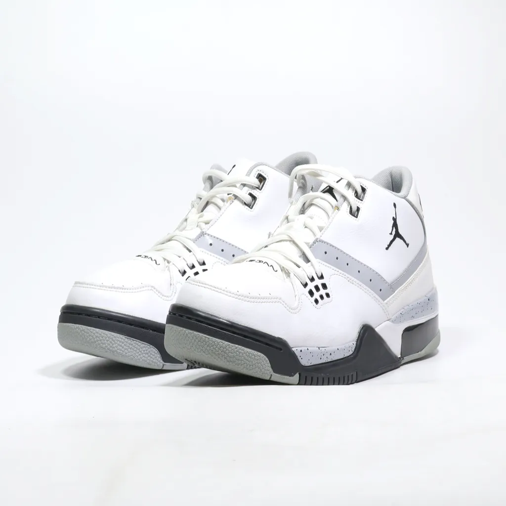 Air Jordan Flight 23 Bg Big High-Top Sneakers Leather White Color For Men