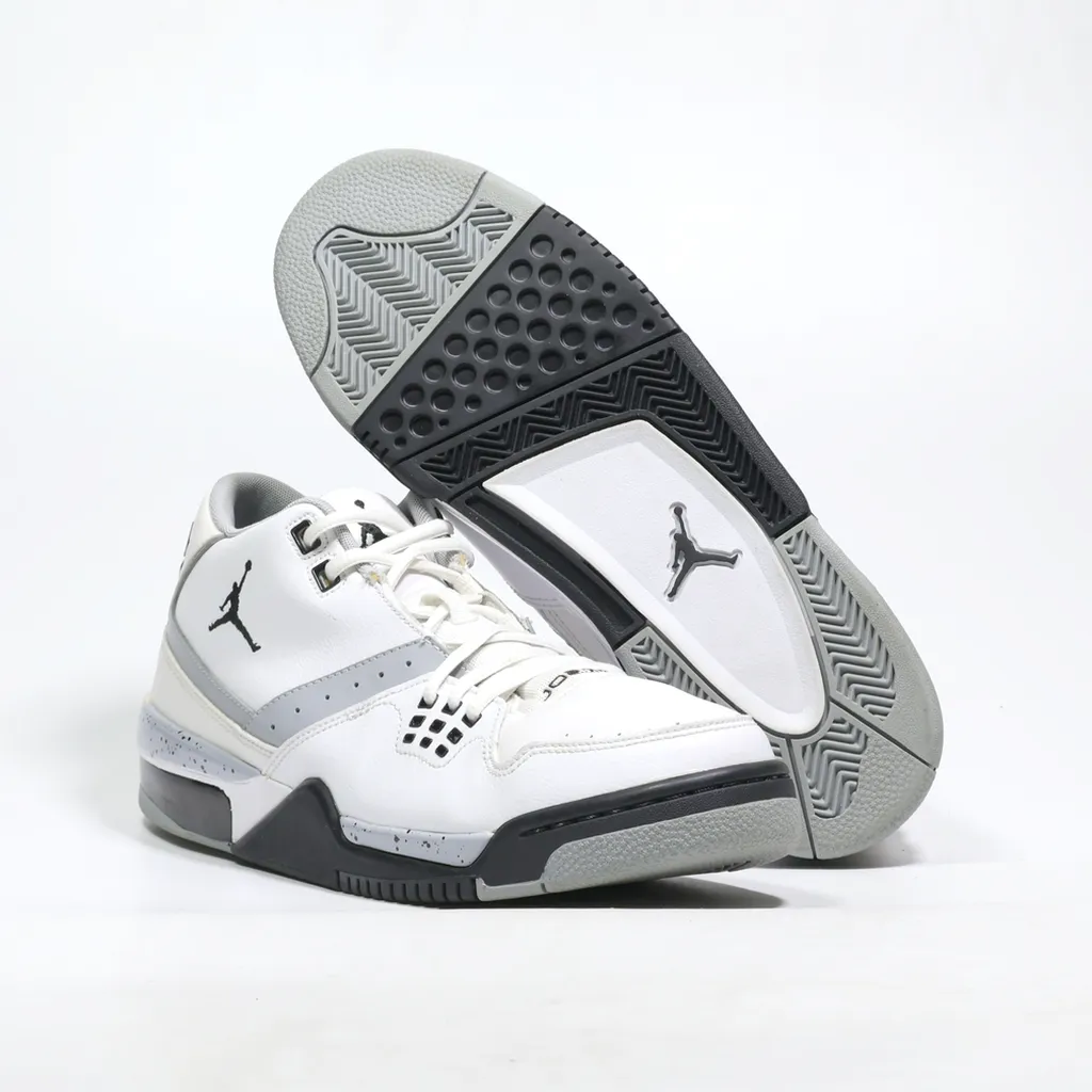 Air Jordan Flight 23 Bg Big High-Top Sneakers Leather White Color For Men