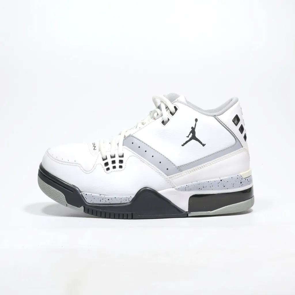 Air Jordan Flight 23 Bg Big High-Top Sneakers Leather White Color For Men