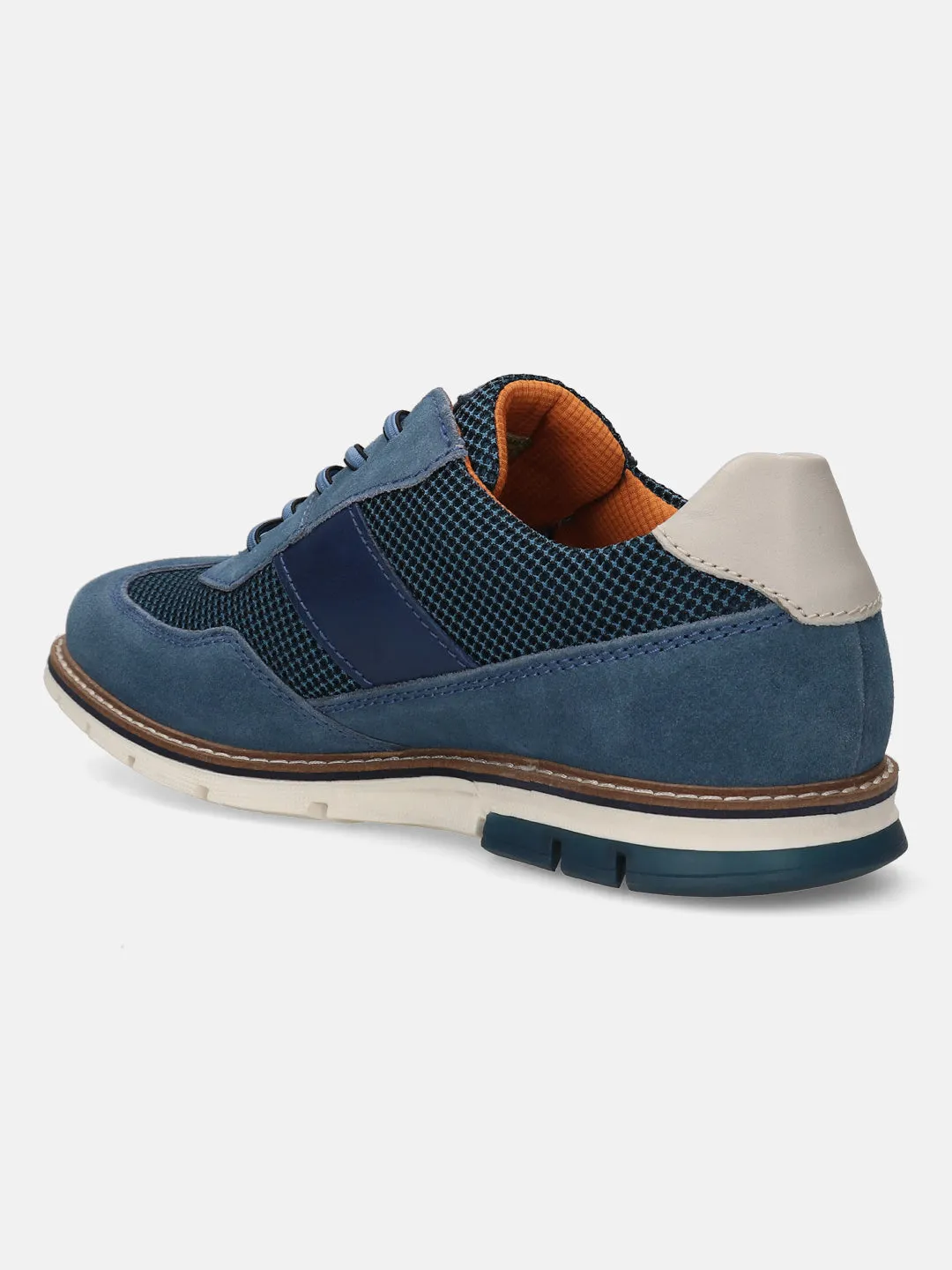 bugatti Blue Premium Leather Casuals shoes