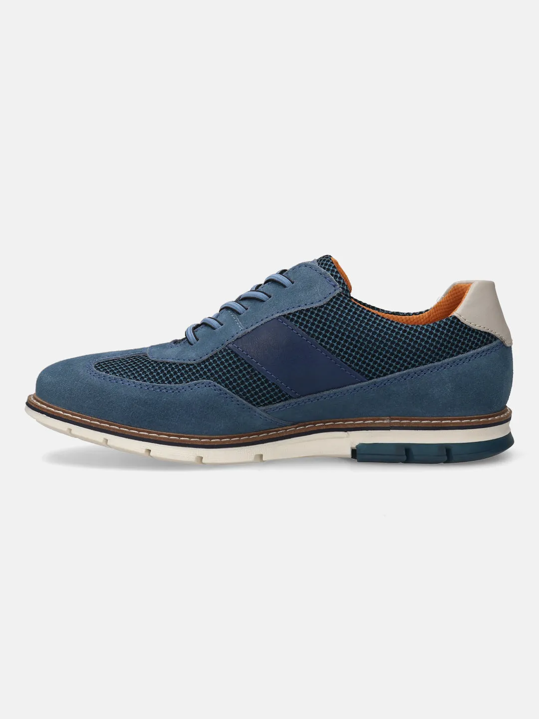 bugatti Blue Premium Leather Casuals shoes