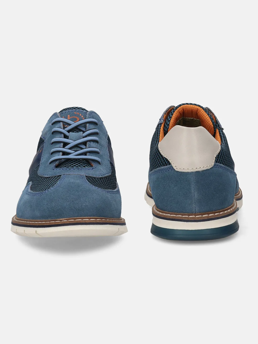 bugatti Blue Premium Leather Casuals shoes
