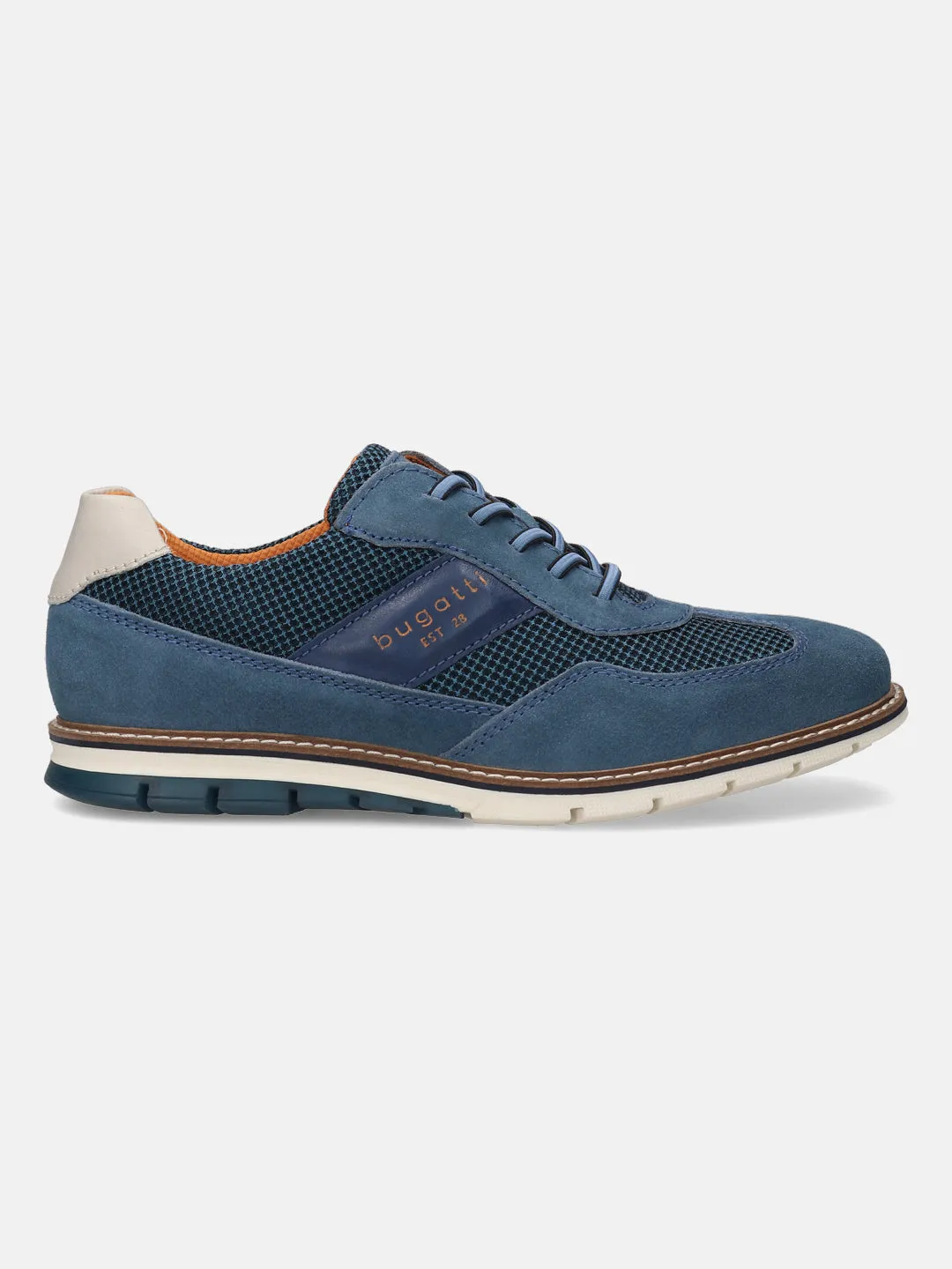 bugatti Blue Premium Leather Casuals shoes