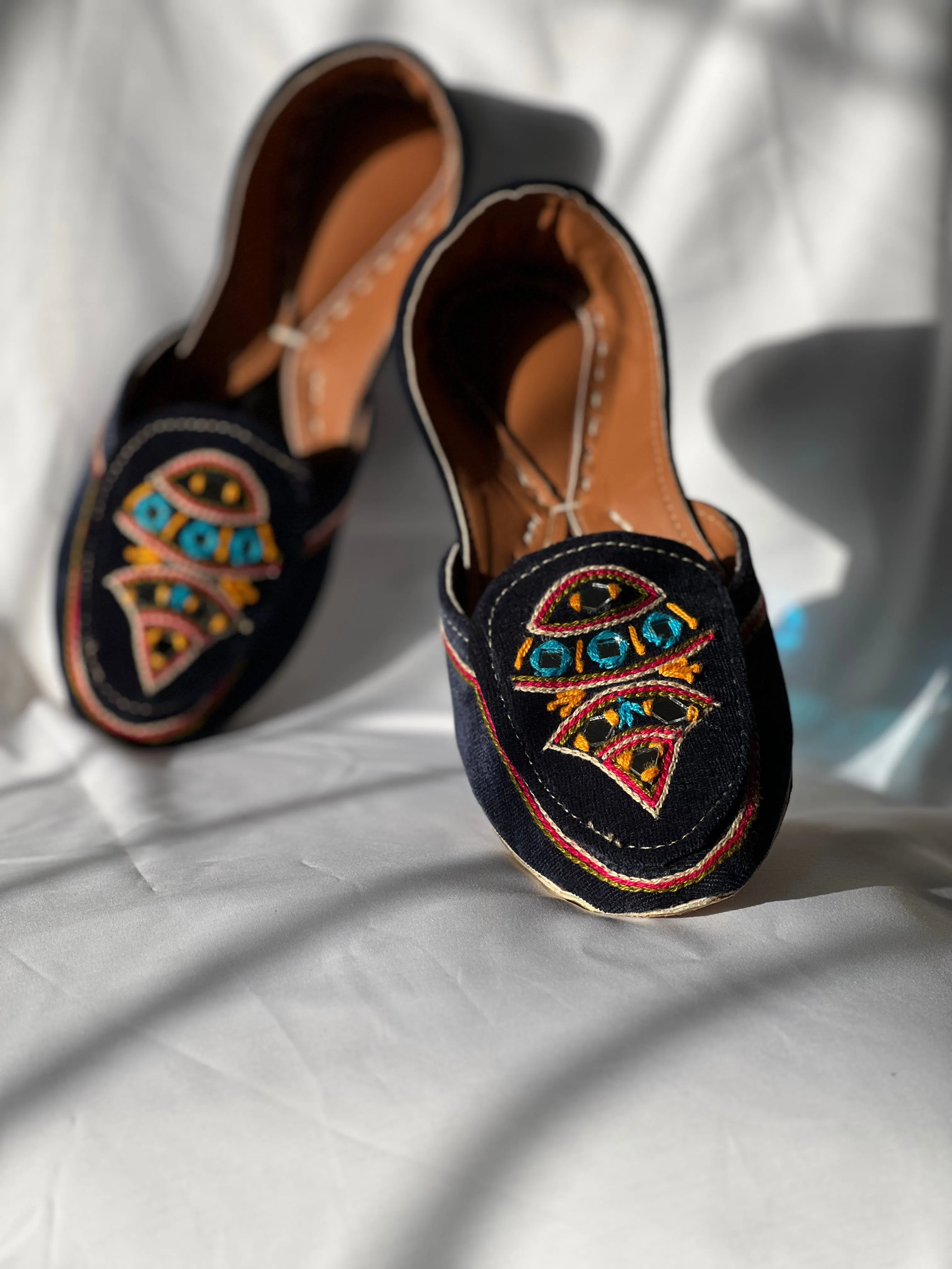 Burning blue Loafers azadi sale