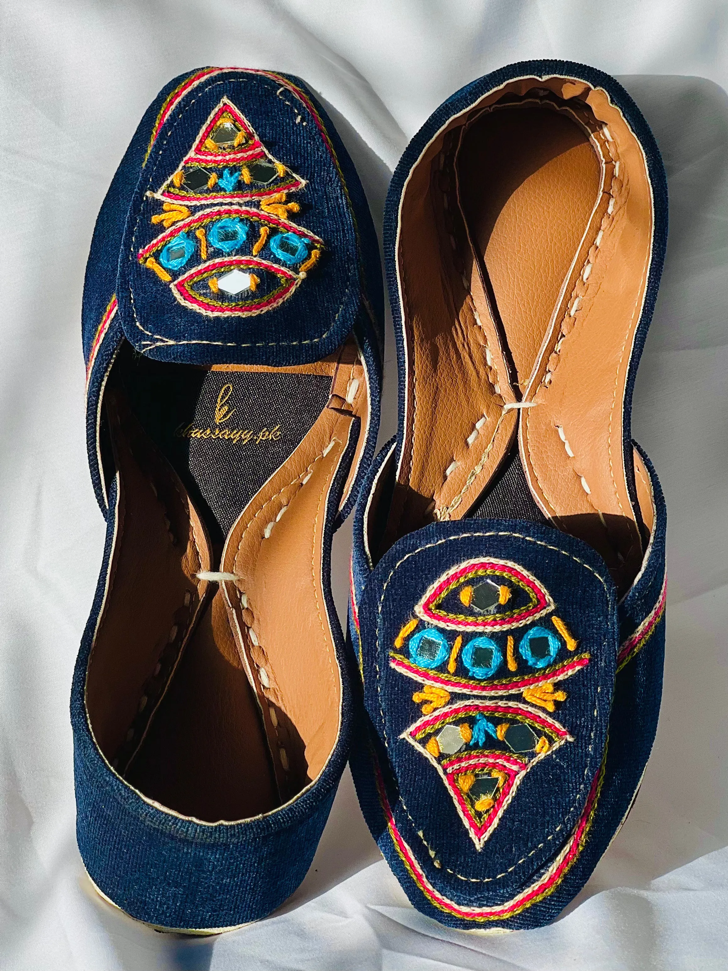 Burning blue Loafers azadi sale