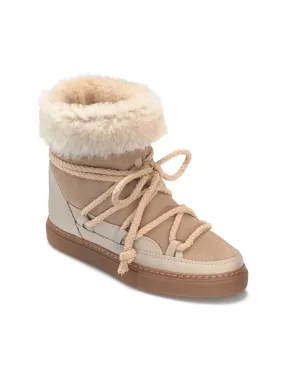 Classic High Sneaker Boot Beige