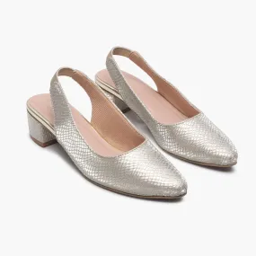 Closed Toe Backstrap Mules