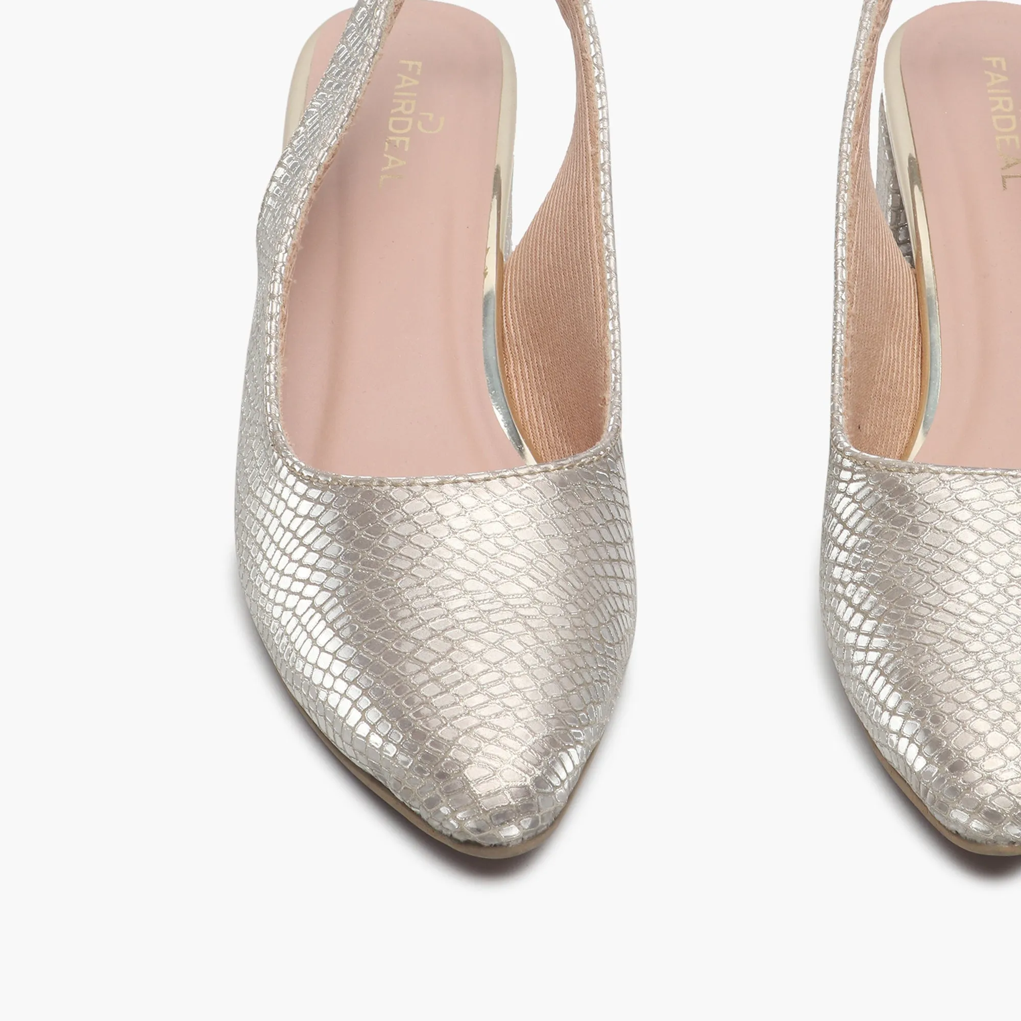 Closed Toe Backstrap Mules