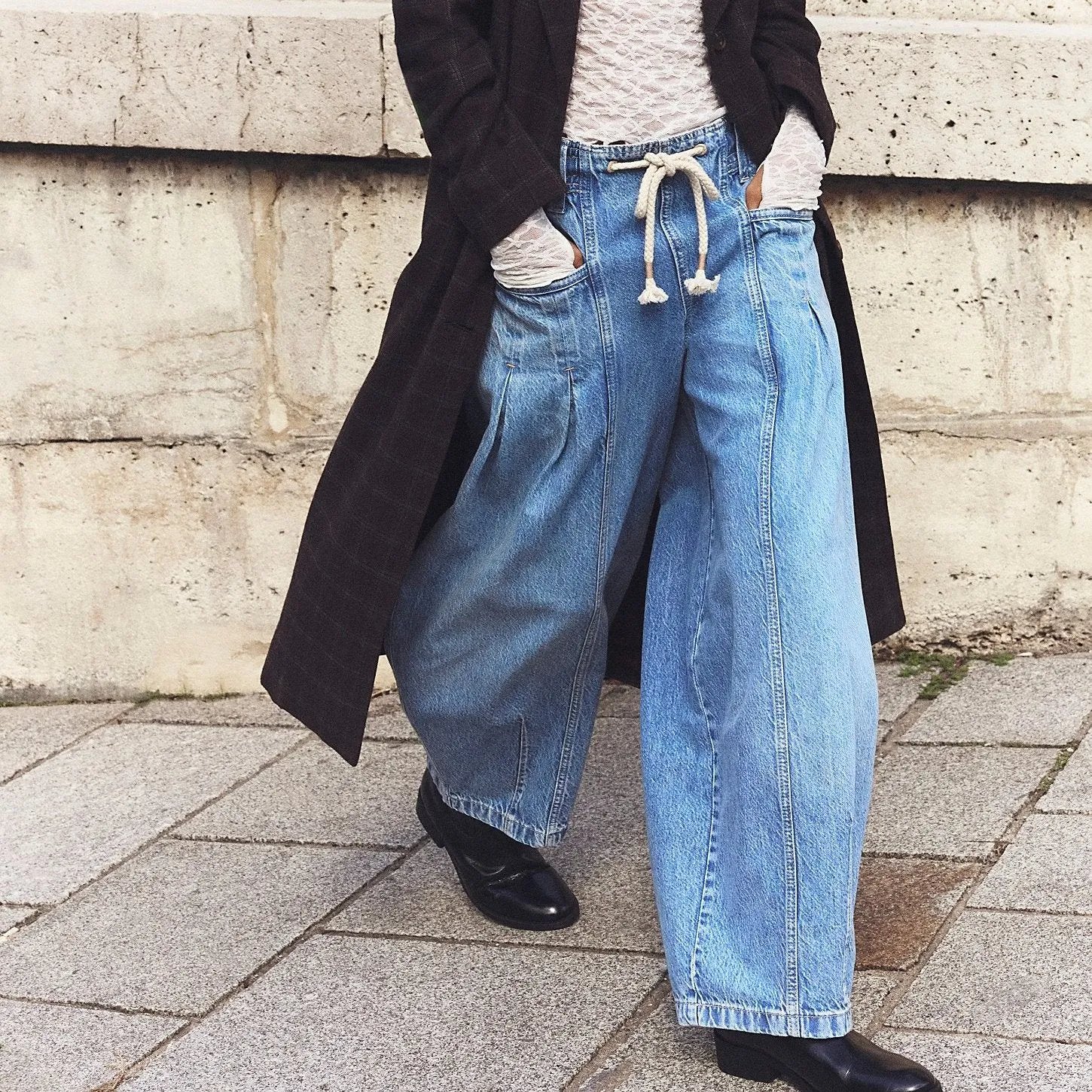 Margo Barrel Pull-On Jeans | Bergamot