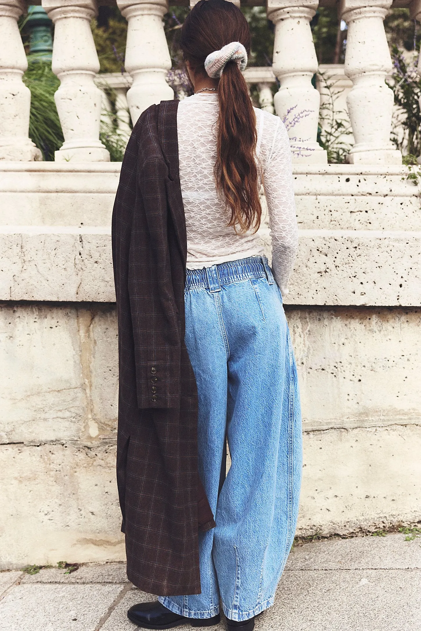 Margo Barrel Pull-On Jeans | Bergamot