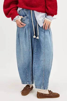 Margo Barrel Pull-On Jeans | Bergamot