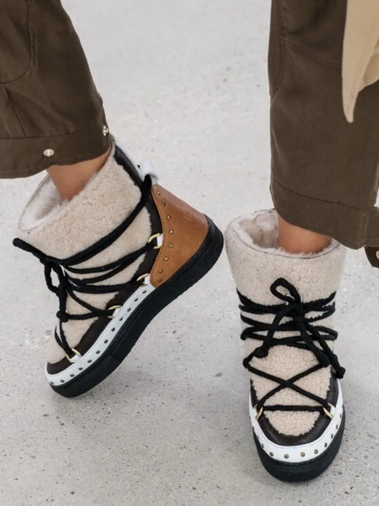 Sneaker Boot Curly Rock Cream