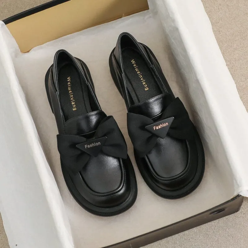 Women Autumn Casual Fashion Bowknot Loafers