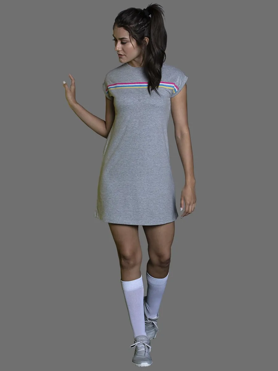 Women Go-beyond Athletic Grey Dress