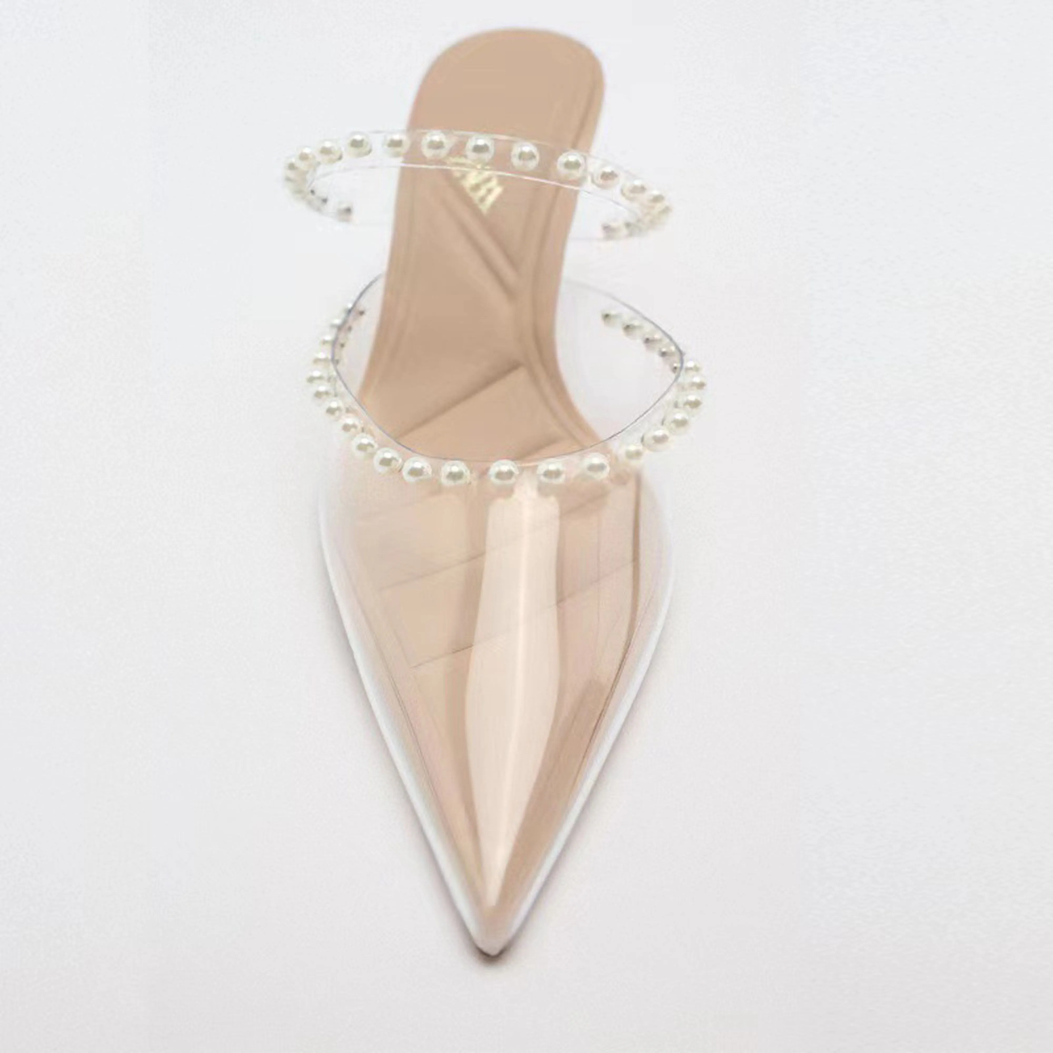 ZA 2023 transparent pearl heel